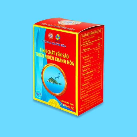 Tinh chất Yến sào thiên nhiên - Hộp 5 gói 5 gram
