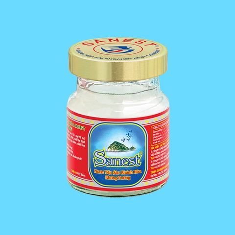 Nước yến sào Khánh Hòa Sanest không đường lọ 70ml