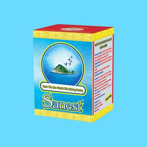 Nước yến sào Khánh Hòa Sanest không đường lọ 70ml