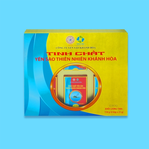 Tinh chất Yến sào thiên nhiên - Hộp 6 Hộp 5 gói 5 gram