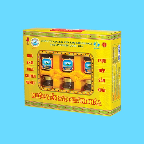 Nước yến sào Khánh Hòa Sanvinest hộp 6 lọ 70ml
