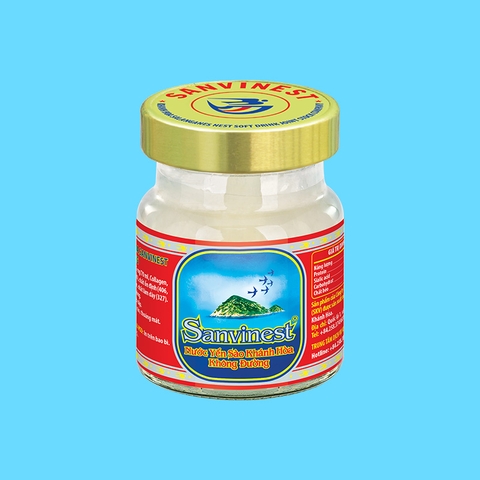 Nước yến sào Khánh Hòa Sanvinest không đường lọ 70ml