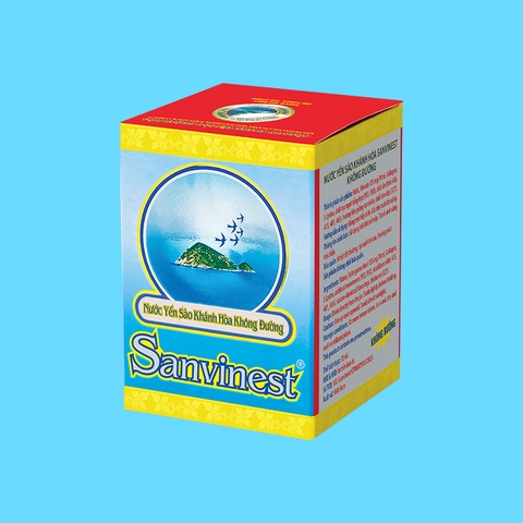 Nước yến sào Khánh Hòa Sanvinest không đường lọ 70ml