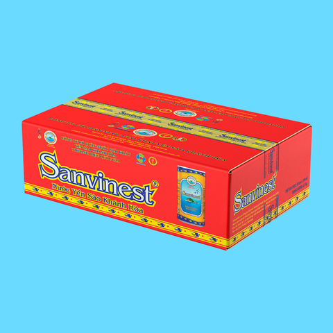 Nước yến sào Khánh Hòa Sanvinest Thùng 30 lon 190ml