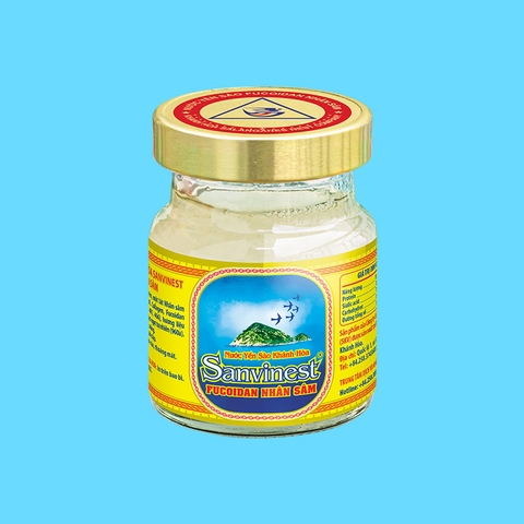 Nước yến sào Khánh Hòa Sanvinest Fucoidan nhân sâm lọ 70 ml