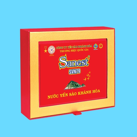 Nước yến sào Khánh Hòa Sanest SVN79 hộp 5 lọ 79ml