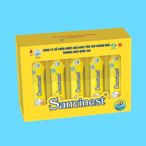 Hộp QT Tinh chất Yến sào Khánh Hòa Sanvinest dành cho người cao tuổi - 20 Túi 25ml