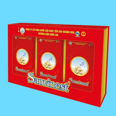 Hộp QT Tinh chất Yến sào Khánh Hòa Sanvinest - 30 Túi 25ml