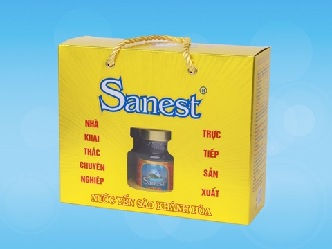 Nước yến sào Khánh Hòa Sanest hộp 6 lọ 70ml