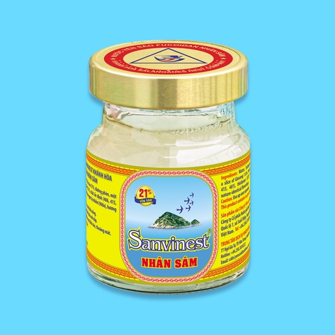 Nước yến sào Khánh Hòa Sanvinest Fucoidan nhân sâm lọ 70ml