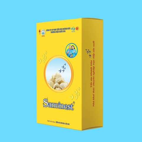 Tinh chất Yến sào Khánh Hòa Sanvinest dành cho người cao tuổi - Hộp 10 Túi 25ml