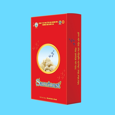 Tinh chất Yến sào Khánh Hòa Sanvinest - Hộp 5 túi 25ml