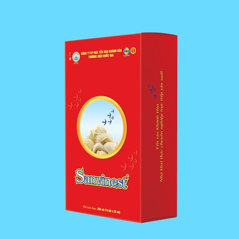 Tinh chất Yến sào Khánh Hòa Sanvinest - Hộp 10 Túi 25ml
