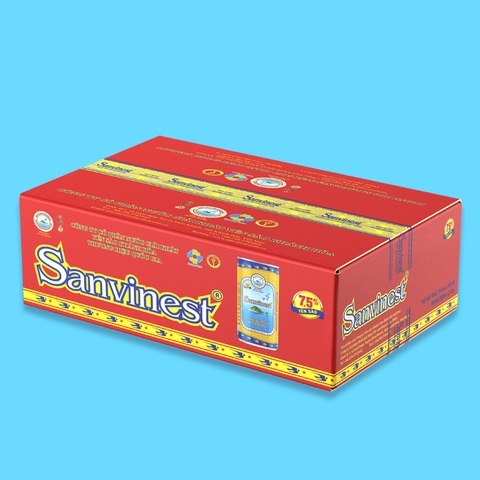 Nước yến sào Khánh Hòa Sanvinest thùng 30 lon 190ml