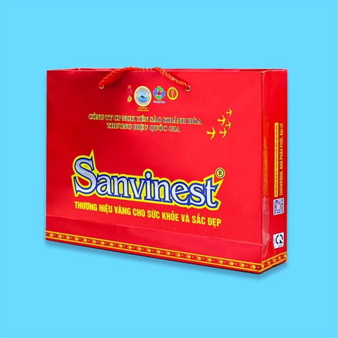 Nước yến sào Khánh Hòa Sanvinest hộp 8 lọ 70ml