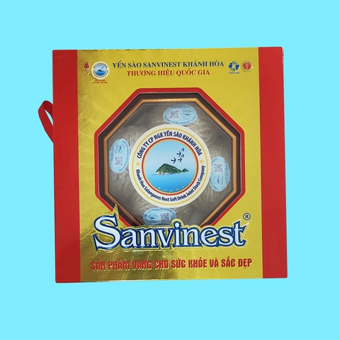 Yến sào Sanvinest Khánh Hòa chính hiệu tinh chế dạng tổ - Hộp 20g