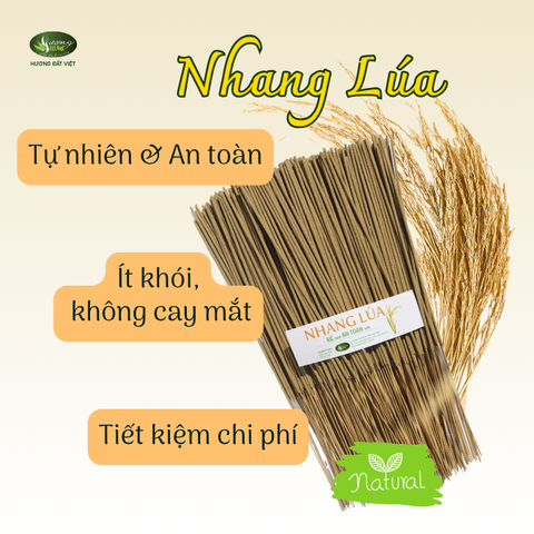 Nhang thắp 40cm/Lúa 250g