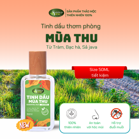 Tinh dầu mùa thu 50ml-Mẫu vuông