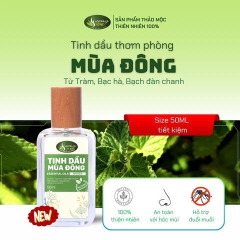 Tinh dầu Mùa Đông 50ml (Vuông)