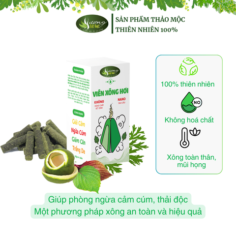 Hộp xông hơi tinh dầu 4 viên