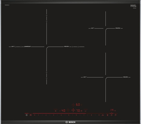 Bếp từ 3 vùng nấu Bosch PID675DC1E-Serie 8