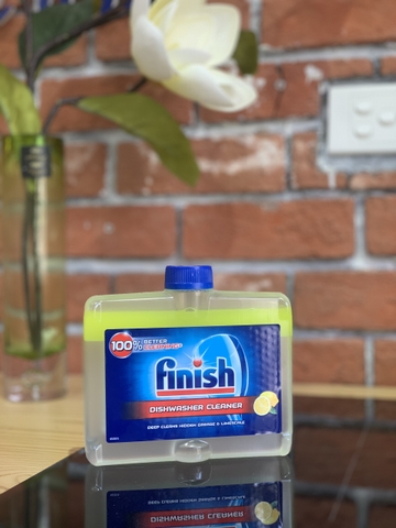 Vệ sinh máy rửa bát Finish hương chanh 250ml - chai dẹt