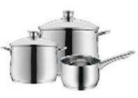 Bộ nồi WMF Diadem Plus 3 món (2 nồi 1 quánh) - 0730299990