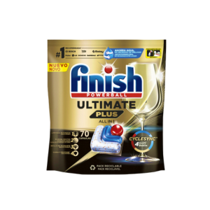 Viên rửa bát Finish Ultimate Plus All in One 70 viên