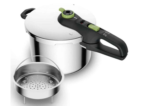 Nồi áp suất inox Tefal P2580702 (6 lít, kèm khay hấp)