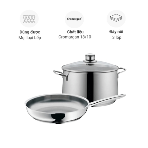 BỘ NỒI WMF DIADEM PLUS 2 MÓN COOKWARE SET 0730426040