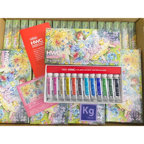 [Set tuýp 5ml ]Màu nước Holbein Artist Watercolor Nhật Bản Natsuki Shigure Pastel Higuchi