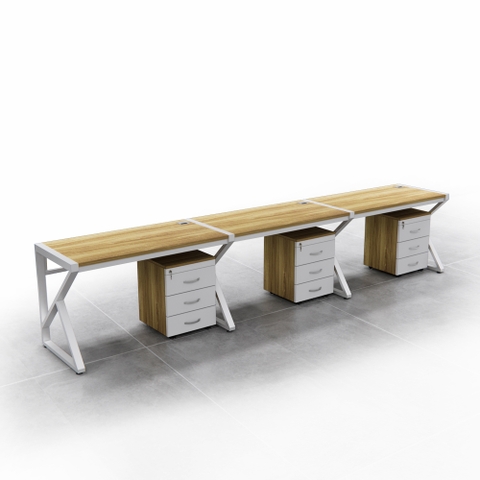 Bàn Cụm 3 Nhân Viên Cao Cấp Fergus FGBCNV041