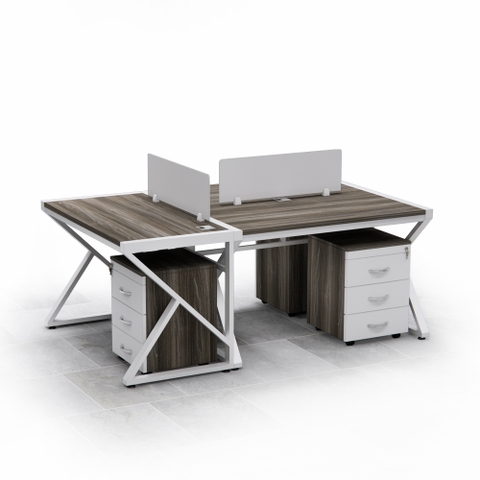 Bàn Cụm 3 Nhân Viên Cao Cấp Fergus FGBCNV043