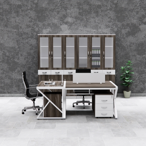 Bàn Cụm 3 Nhân Viên Cao Cấp Fergus FGBCNV043