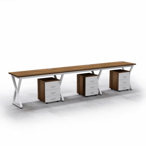 Bàn Cụm 3 Nhân Viên Cao Cấp Fergus FGBCNV049