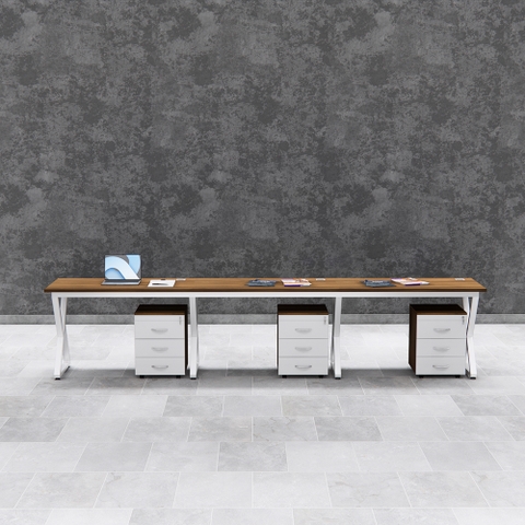 Bàn Cụm 3 Nhân Viên Cao Cấp Fergus FGBCNV049