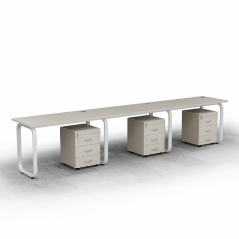 Bàn Cụm 3 Nhân Viên Cao Cấp Fergus FGBCNV050