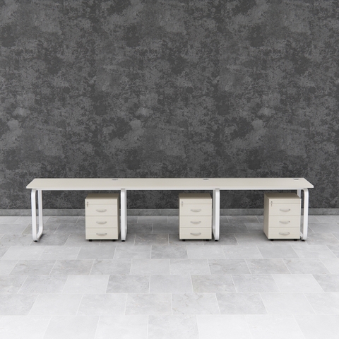 Bàn Cụm 3 Nhân Viên Cao Cấp Fergus FGBCNV050