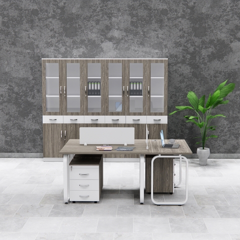 Bàn Cụm 3 Nhân Viên Cao Cấp Fergus FGBCNV052