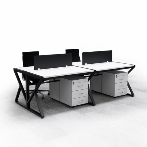 Bàn Cụm 4 Nhân Viên Cao Cấp Fergus FGBCNV044