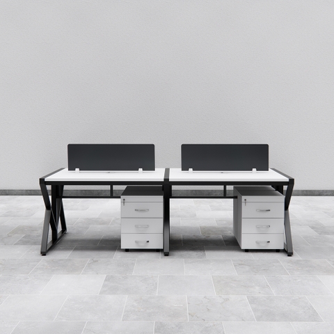 Bàn Cụm 4 Nhân Viên Cao Cấp Fergus FGBCNV044