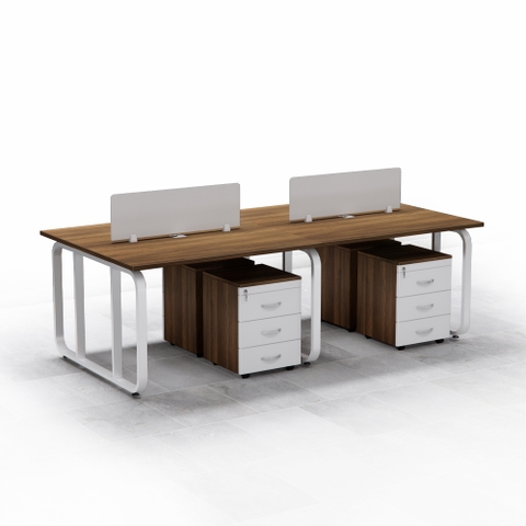 Bàn Cụm 4 Nhân Viên Cao Cấp Fergus FGBCNV053