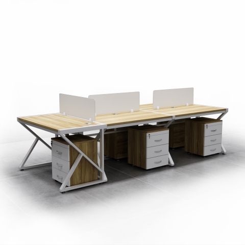 Bàn Cụm 5 Nhân Viên Cao Cấp Fergus FGBCNV045