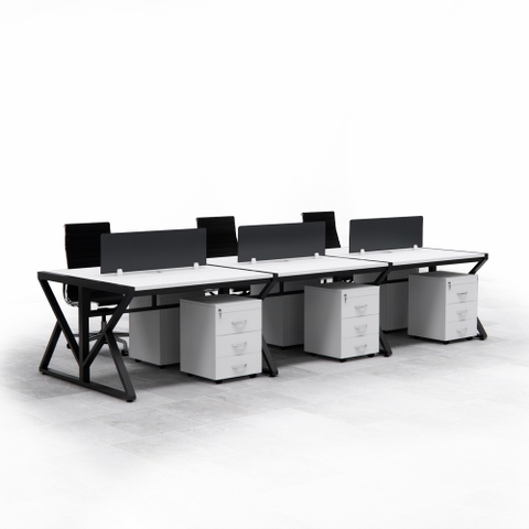 Bàn Cụm6 Nhân Viên Cao Cấp Fergus FGBCNV046