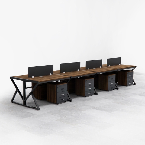 Bàn Cụm 8 Nhân Viên Cao Cấp Fergus FGBCNV047