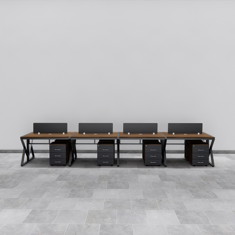 Bàn Cụm 8 Nhân Viên Cao Cấp Fergus FGBCNV047