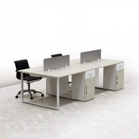 Bàn Cụm 4 Nhân Viên Cao Cấp Fergus FGBCNV02