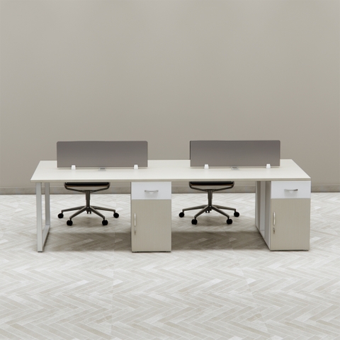 Bàn Cụm 4 Nhân Viên Cao Cấp Fergus FGBCNV02