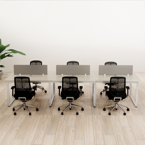 Bàn Cụm 6 Nhân Viên Cao Cấp Fergus FGBCNV03