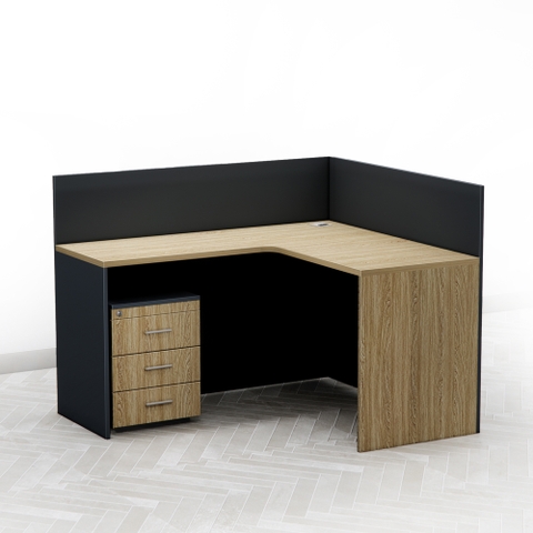 Bàn Chữ L Nhân Viên Cao Cấp Fergus FGBCNV08